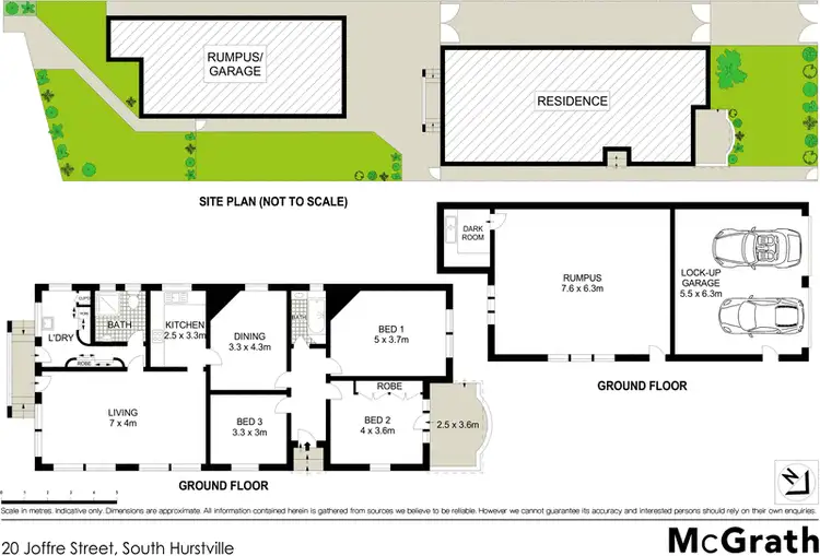 Floorplan of Homely house listing, 20 Joffre Street, South Hurstville NSW 2221
