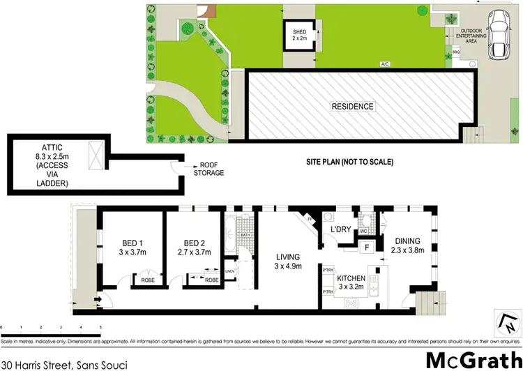 Floorplan of Homely house listing, 30 Harris Street, Sans Souci NSW 2219