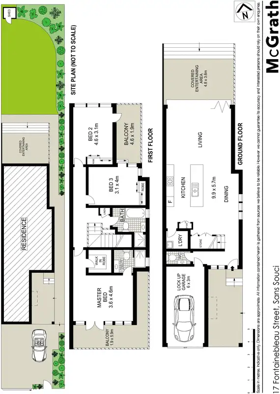 Floorplan of Homely house listing, 17 Fontainbleau Street, Sans Souci NSW 2219