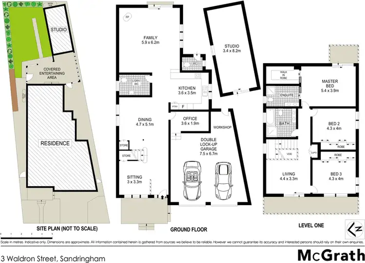Floorplan of Homely house listing, 3 Waldron Street, Sandringham NSW 2219