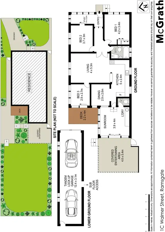 Floorplan of Homely house listing, 1C Walmer Street, Ramsgate NSW 2217