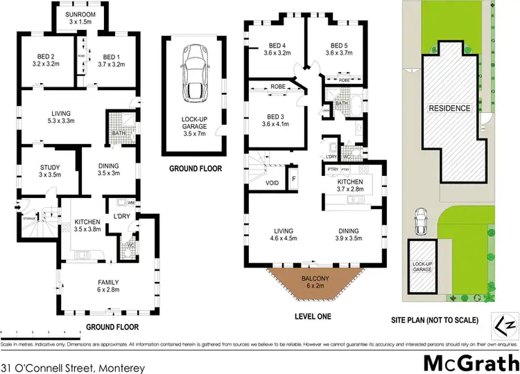Floorplan of Homely house listing, 31 O'Connell Street, Monterey NSW 2217