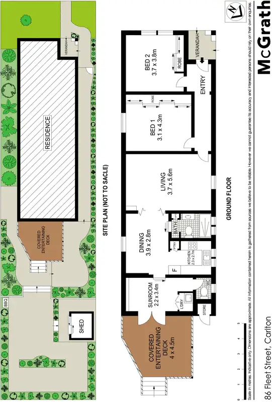 Floorplan of Homely house listing, 86 Fleet Street, Carlton NSW 2218