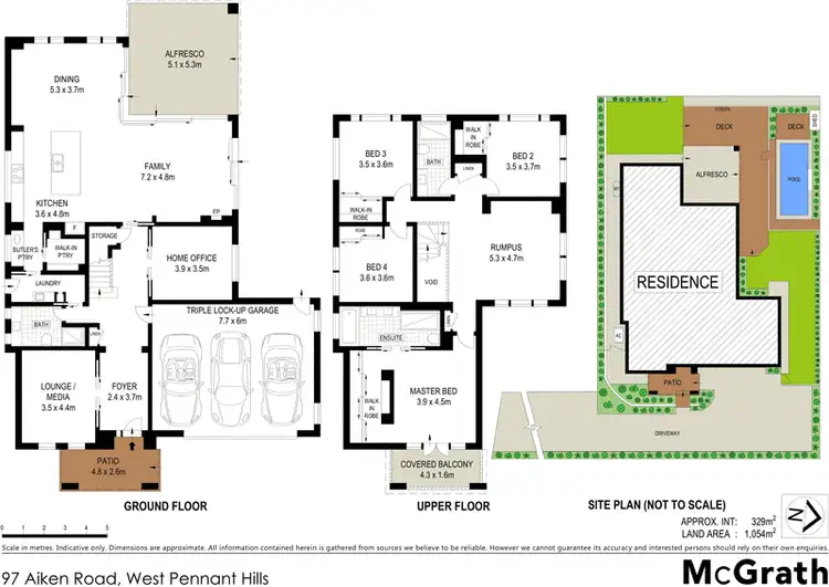 Floorplan of Homely house listing, 97 Aiken Road, West Pennant Hills NSW 2125