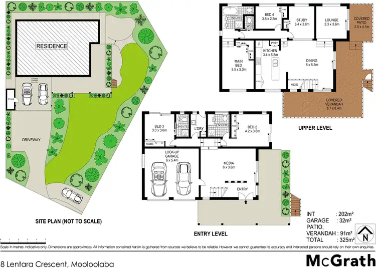 Floorplan of Homely house listing, 8 Lentara Crescent, Mooloolaba QLD 4557