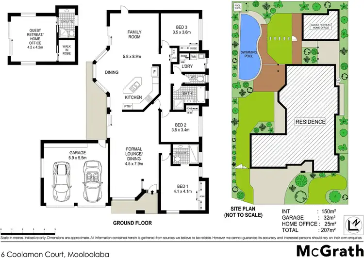 Floorplan of Homely house listing, 6 Coolamon Court, Mooloolaba QLD 4557