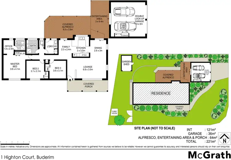 Floorplan of Homely house listing, 1 Highton Court, Buderim QLD 4556