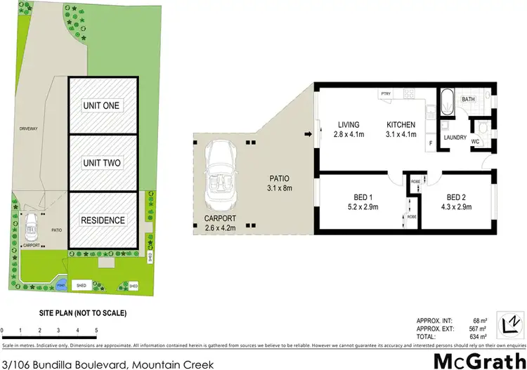 Floorplan of Homely apartment listing, 3/106 Bundilla Boulevard, Mountain Creek QLD 4557