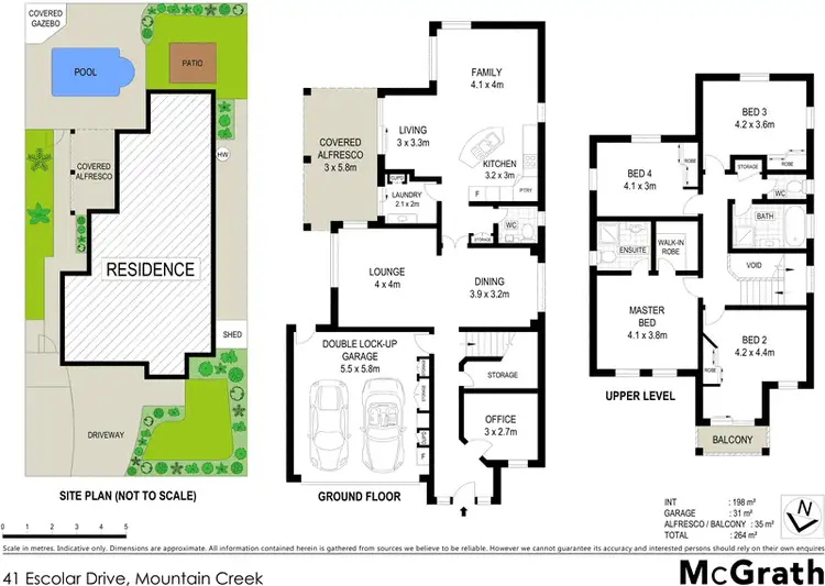 Floorplan of Homely house listing, 41 Escolar Drive, Mountain Creek QLD 4557