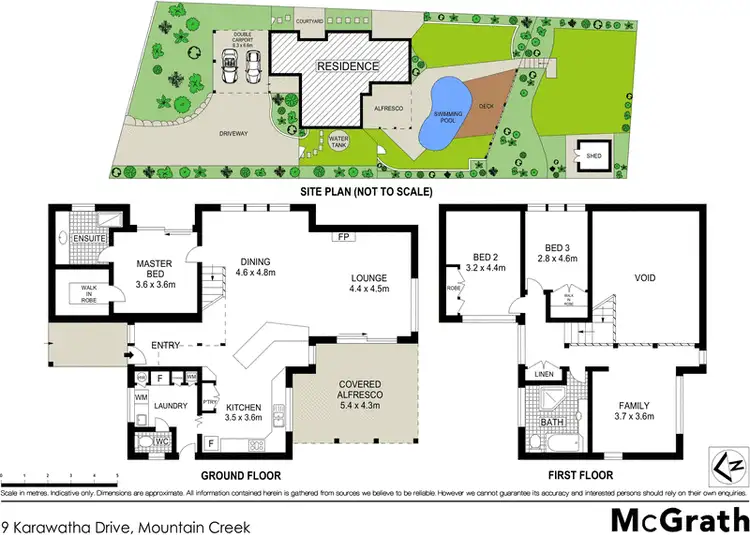 Floorplan of Homely house listing, 9 Karawatha Drive, Mountain Creek QLD 4557