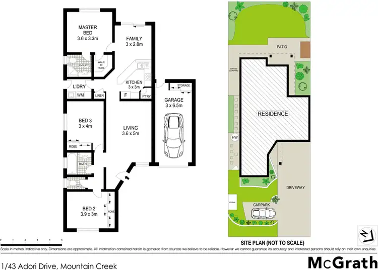 Floorplan of Homely house listing, 1/43 Adori Drive, Mountain Creek QLD 4557