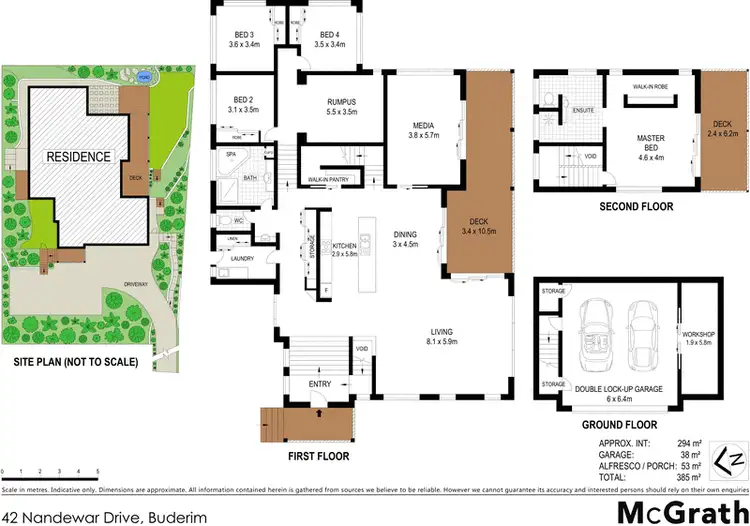 Floorplan of Homely house listing, 42 Nandewar Drive, Buderim QLD 4556