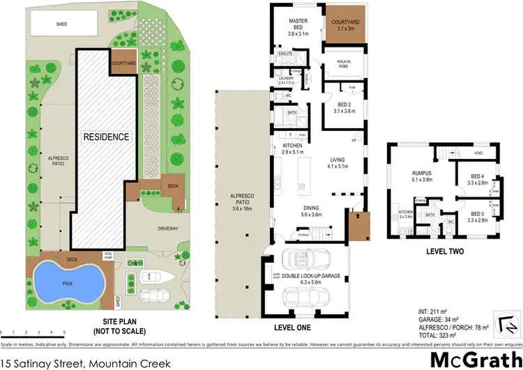 Floorplan of Homely house listing, 15 Satinay Street, Mountain Creek QLD 4557