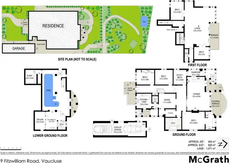 Floorplan of Homely house listing, 9 Fitzwilliam Road, Vaucluse NSW 2030