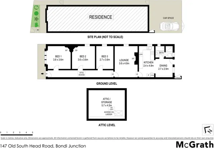Floorplan of Homely house listing, 147 Old South Head Road, Bondi Junction NSW 2022