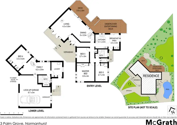 Floorplan of Homely house listing, 3 Palm Grove, Normanhurst NSW 2076