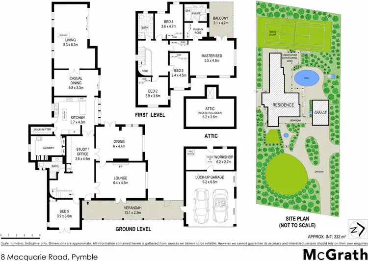 Floorplan of Homely house listing, 8 Macquarie Road, Pymble NSW 2073