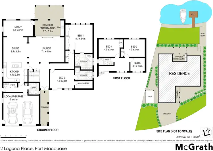 Floorplan of Homely house listing, 2 Laguna Place, Port Macquarie NSW 2444