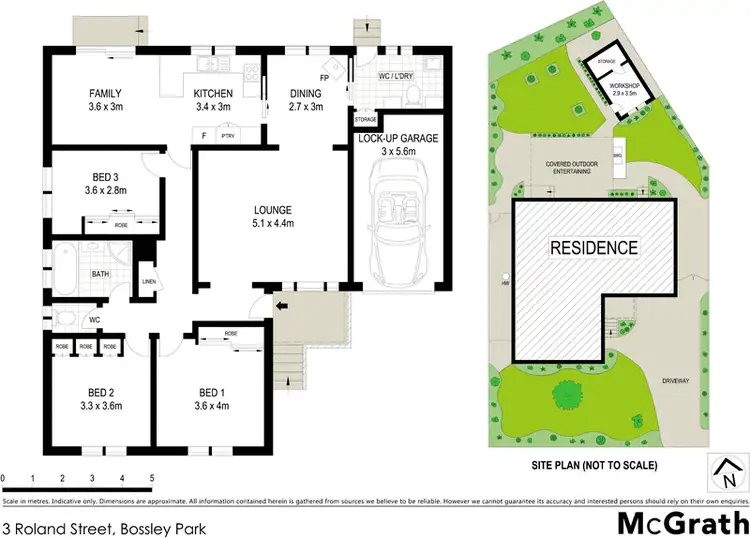Floorplan of Homely house listing, 3 Roland Street, Bossley Park NSW 2176