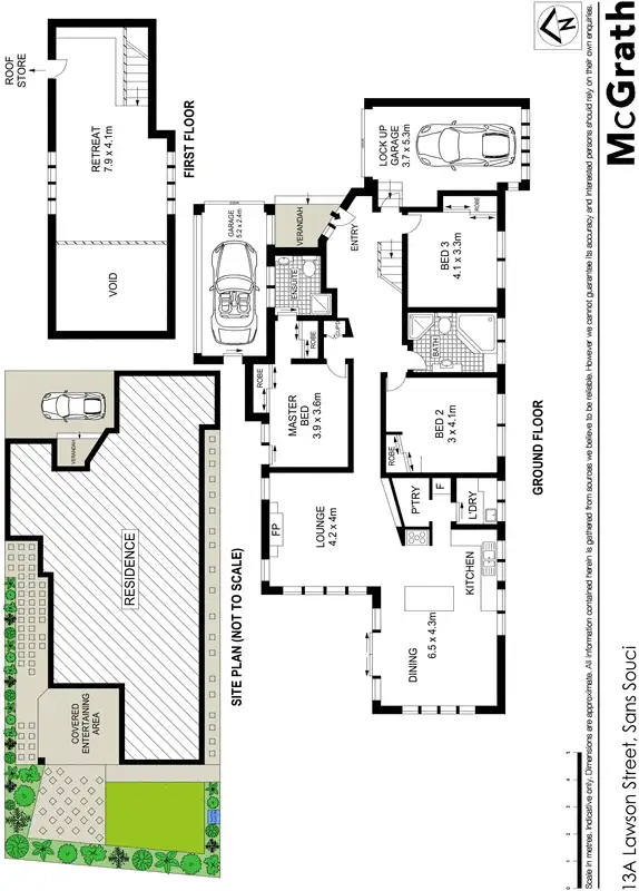 Floorplan of Homely house listing, 13A Lawson Street, Sans Souci NSW 2219