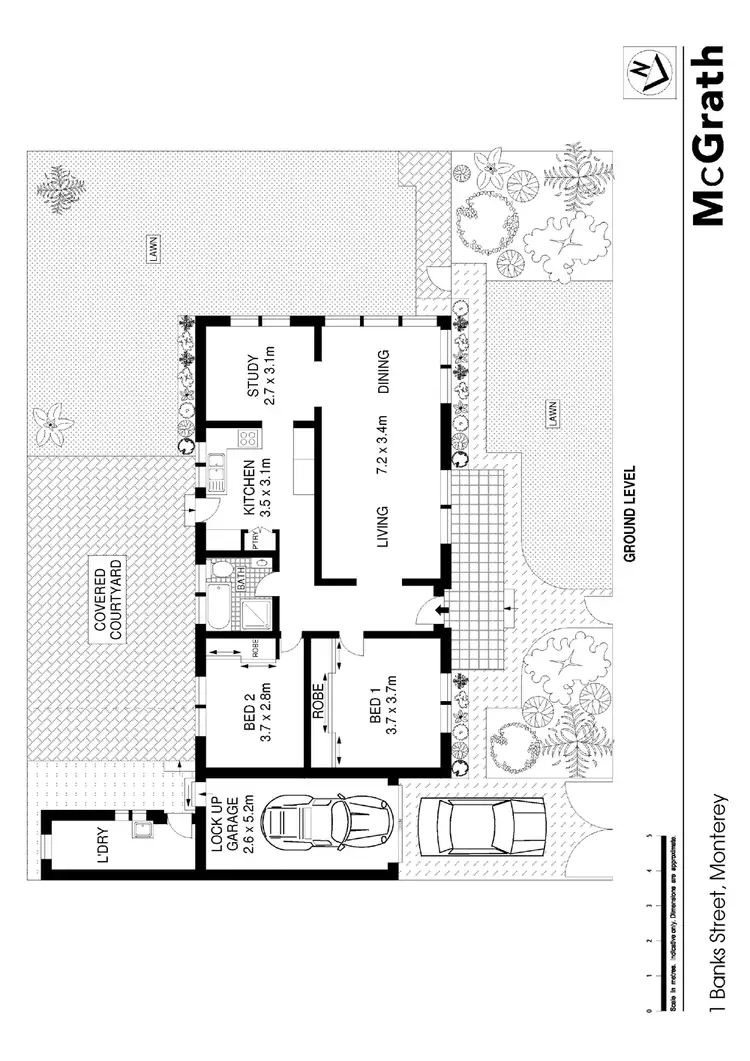 Floorplan of Homely house listing, 1 Banks Street, Monterey NSW 2217