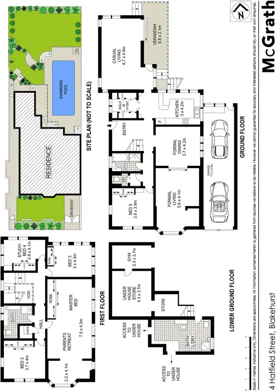 Floorplan of Homely house listing, 4 Hatfield Street, Blakehurst NSW 2221