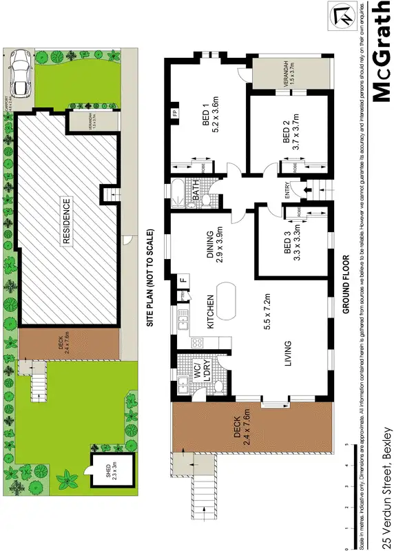 Floorplan of Homely house listing, 25 Verdun Street, Bexley NSW 2207