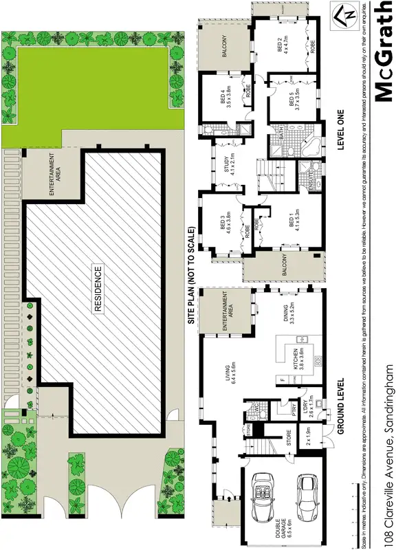 Floorplan of Homely house listing, 108 Clareville Avenue, Sandringham NSW 2219