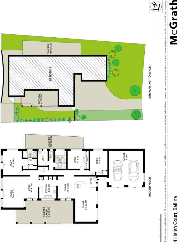 Floorplan of Homely house listing, 4 Helen Court, Ballina NSW 2478
