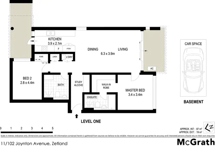 Floorplan of Homely apartment listing, 11/102 Joynton Avenue, Zetland NSW 2017