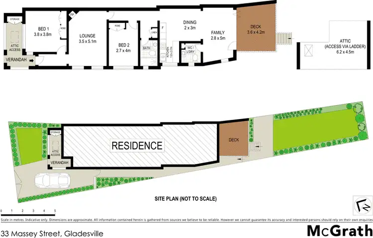Floorplan of Homely house listing, 33 Massey Street, Gladesville NSW 2111