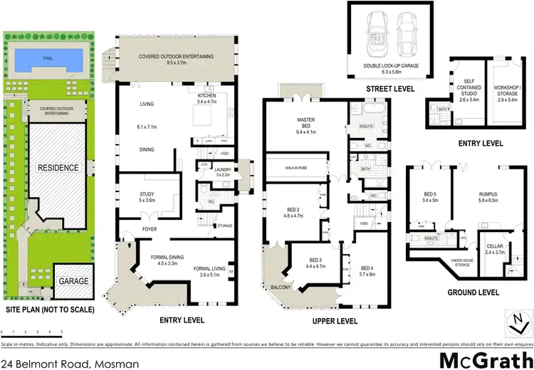 Floorplan of Homely house listing, 24 Belmont Road, Mosman NSW 2088