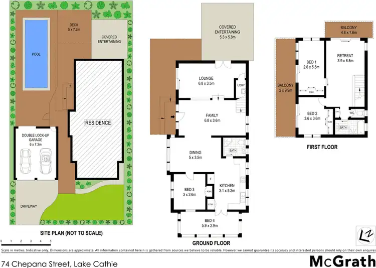 Floorplan of Homely house listing, 74 Chepana Street, Lake Cathie NSW 2445