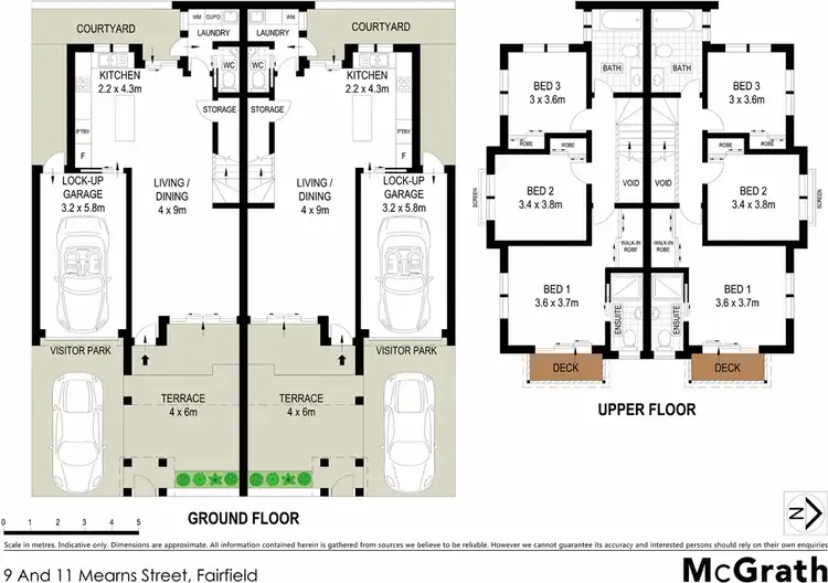 Floorplan of Homely townhouse listing, 11 Mearns Street, Fairfield QLD 4103