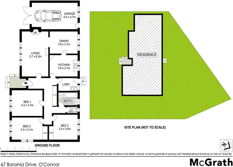 Floorplan of Homely house listing, 67 Boronia Drive, O'connor ACT 2602