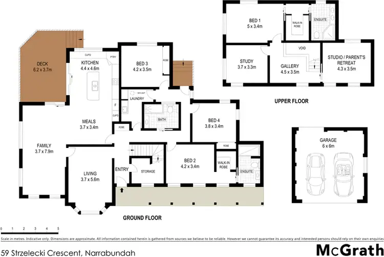 Floorplan of Homely house listing, 59 Strzelecki Crescent, Narrabundah ACT 2604
