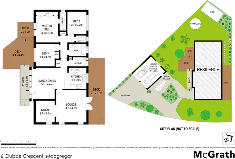 Floorplan of Homely house listing, 6 Clubbe Crescent, Macgregor ACT 2615