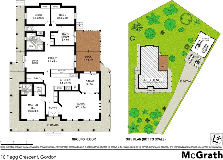 Floorplan of Homely house listing, 10 Flegg Crescent, Gordon ACT 2906