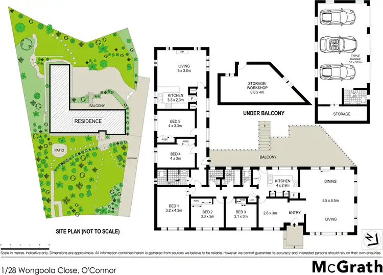 Floorplan of Homely house listing, 1/28 Wongoola Close, O'connor ACT 2602