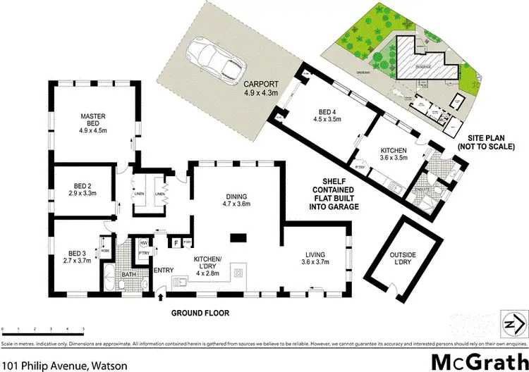 Floorplan of Homely house listing, 101 Philip Avenue, Watson ACT 2602