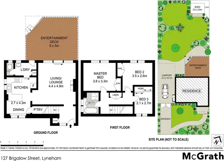 Floorplan of Homely house listing, 127 Brigalow Street, Lyneham ACT 2602