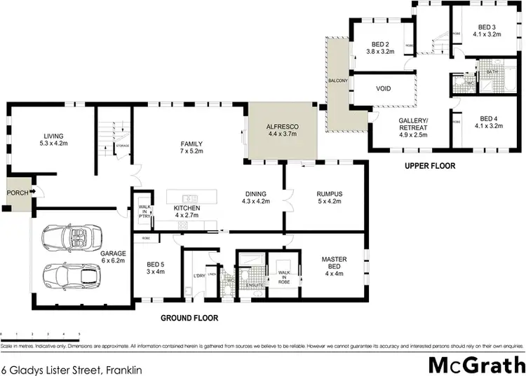 Floorplan of Homely house listing, 6 Gladys Lister Street, Franklin ACT 2913