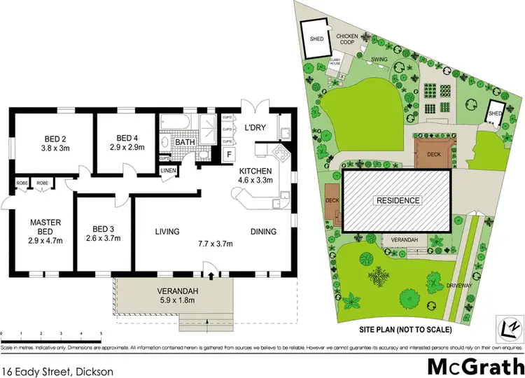 Floorplan of Homely house listing, 16 Eady Street, Dickson ACT 2602