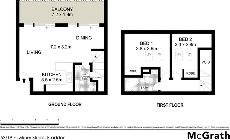 Floorplan of Homely apartment listing, 53/19 Fawkner Street, Braddon ACT 2612