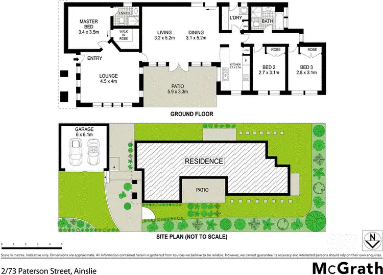 Floorplan of Homely house listing, 2/73 Paterson Street, Ainslie ACT 2602