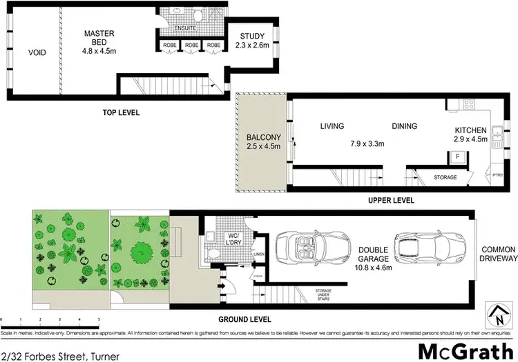 Floorplan of Homely apartment listing, 2/32 Forbes Street, Turner ACT 2612