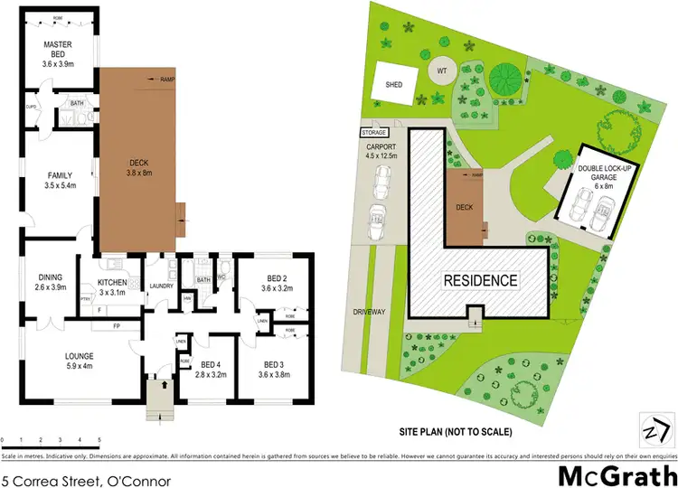 Floorplan of Homely house listing, 5 Correa Street, O'connor ACT 2602
