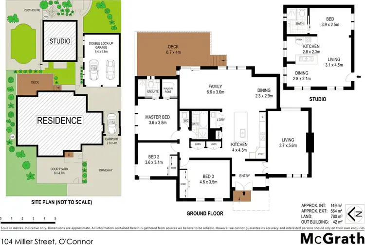 Floorplan of Homely house listing, 104 Miller Street, O'connor ACT 2602