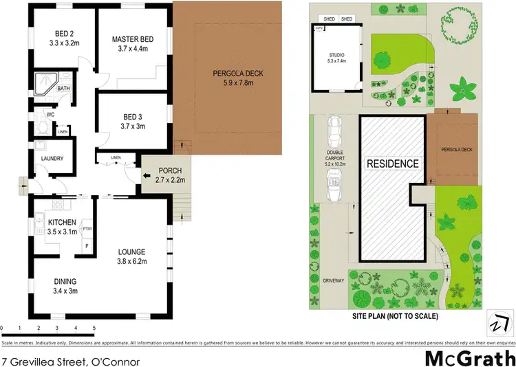 Floorplan of Homely house listing, 7 Grevillea Street, O'connor ACT 2602