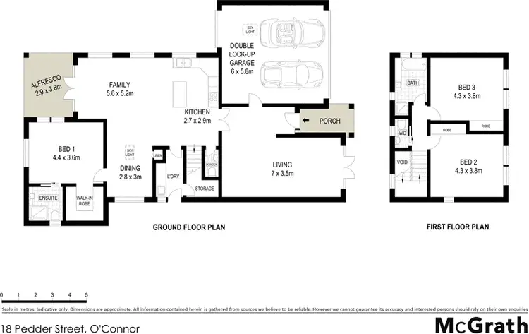 Floorplan of Homely house listing, 18 Pedder Street, O'connor ACT 2602